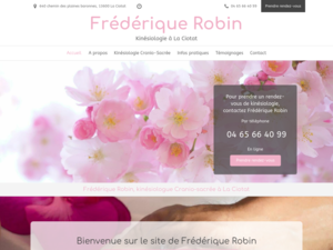 Frédérique Robin La Ciotat, Kinésiologie